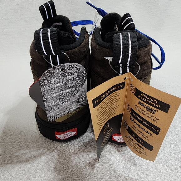 Vans Men SK8 Hi MTE 2 Ultracush Brown Black Waterproof Shoe Size 8 men - Picture 6 of 8